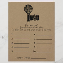 Flyer Jogo De chá de panela Onde Eles Estavam? Casamento