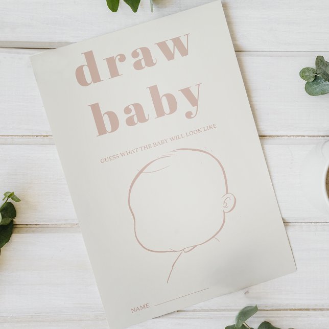 Flyer Jogo de Desenhar para Chá de Tipografia em Sandsto (Criador carregado)