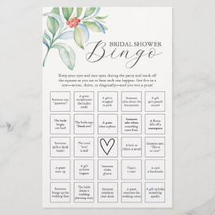 Flyer Jogo do Bingo do Chá de panela de inverno - Encont