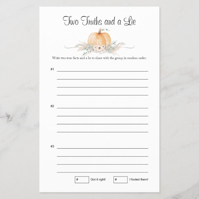 Flyer Jogo do Chá de fraldas da Bomba Duas Verdades (Frente)