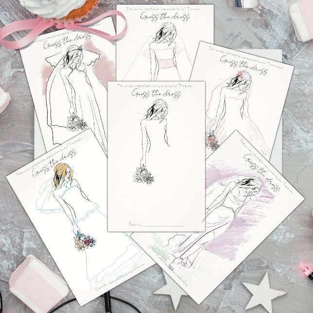 Flyer Jogo Do chá de panela Adivinha O Vestido (Criador carregado)