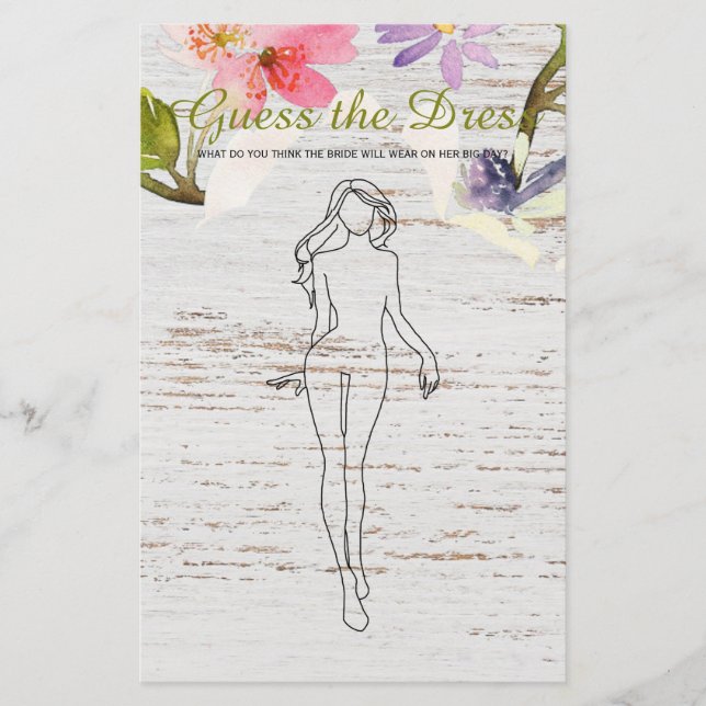 Flyer Jogo do chá de panela Madeira branca rosa acha que (Frente)