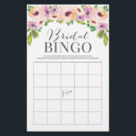 Flyer Jogos de Chá de panela Duplos Lados do Flor Selvag<br><div class="desc">Comece a festa com este divertido Bingo Chá de panela duplo e como você sabe o jogo da noiva! Dobre a diversão pelo preço de um! Veja todos os nossos itens correspondentes na nossa Coleção de Flores Selvagens: https://www.zazzle.com/collections/wildflower-119454796637555602 Visite o nosso site para mais designs e inspiração: www.creativeuniondesign.com</div>