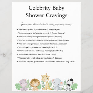 Flyer Jungle Safari Chá de fraldas Games