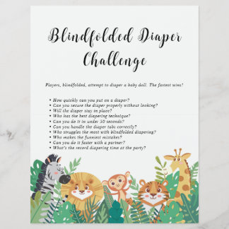 Flyer Jungle Safari Chá de fraldas Games