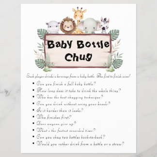 Flyer Jungle Safari Chá de fraldas Games