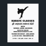 Flyer Karate Silhouette, Anúncio de classe Karate<br><div class="desc">Karate Silhouette,  Folhetos De Publicidade De Classe Karate Pela Loja De Cartão de visita.</div>