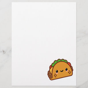 Flyer Kawii Taco Face