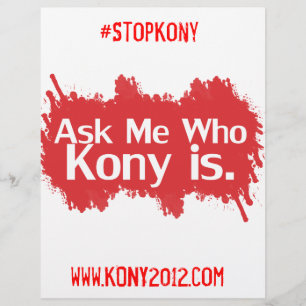 Flyer Kony 2012 insectos da cor completa