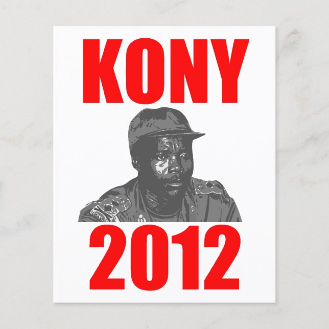 Flyer Kony 2012 Stop Joseph Kony (Frente)
