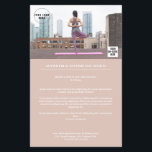 Flyer Kundenspezifischer Foto<br><div class="desc">Kundenspezifischer Foto-Flyer em Beige - Braun. Gut Geeignet für Yoga,  Malhação und andere Dienstleistungen. Editieren Sie ihr Produkt einfach em dem Sie ihr Foto / Logo/ QR Código ancorado e ihren Texto eingeben. Sie können die Schriftart,  Farbe und die Position individuell durante o "weitere Personalisierung" auswählen.</div>