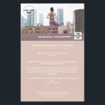 Flyer Kundenspezifischer Foto<br><div class="desc">Kundenspezifischer Foto-Flyer em Beige - Braun. Gut Geeignet für Yoga,  Malhação und andere Dienstleistungen. Editieren Sie ihr Produkt einfach em dem Sie ihr Foto / Logo/ QR Código ancorado e ihren Texto eingeben. Sie können die Schriftart,  Farbe und die Position individuell durante o "weitere Personalisierung" auswählen.</div>