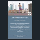 Flyer Kundenspezifischer Foto<br><div class="desc">Kundenspezifischer Foto-Flyer em Blau - Weiß. Gut Geeignet für Yoga,  Malhação und andere Dienstleistungen. Editieren Sie ihr Produkt einfach em dem Sie ihr Foto / Logo/ QR Código ancorado e ihren Texto eingeben. Sie können die Schriftart,  Farbe und die Position individuell durante o "weitere Personalisierung" auswählen.</div>