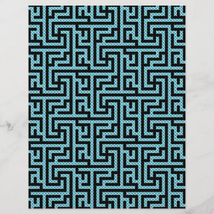 Flyer Labirinto Azul e Preto