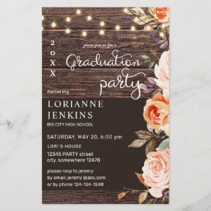 Flyer Lâmina orçamental e Pêssego Formando Floral MÉ