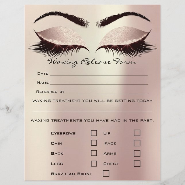 Flyer Lâmpada de Liberação de Responsabilidade de Depila (Frente)