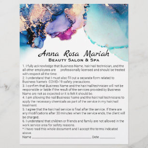 Flyer *~* Lançamento de responsabilidade Abstrato + bel