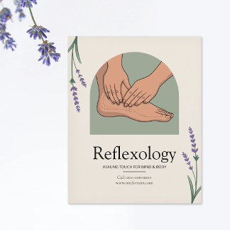 Flyer Lavanda - Reflexologia