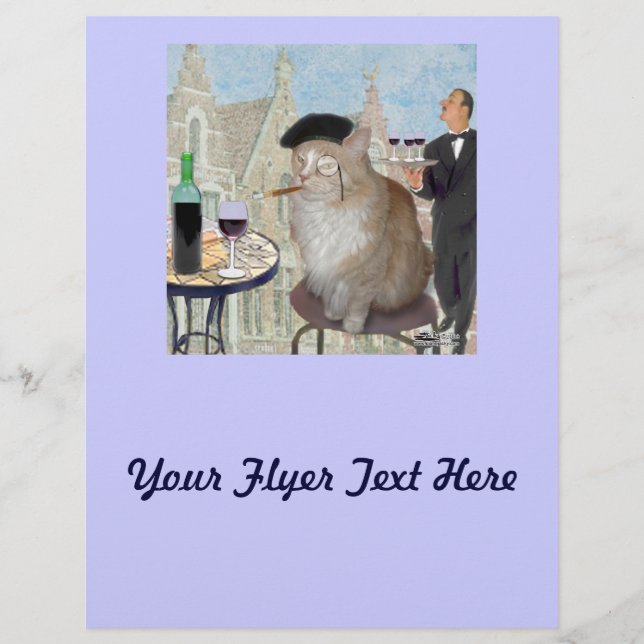 Flyer Le Cat du Cafe (Frente)