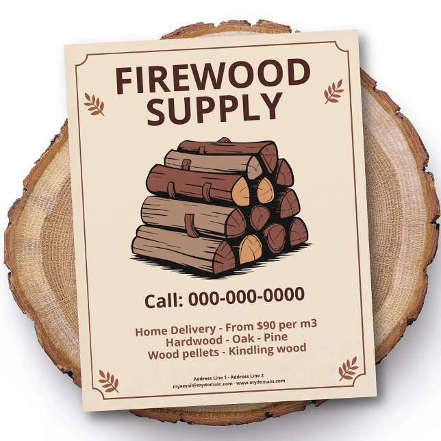 Flyer Leaf & Firewood Supply (Leaf & Firewood Supply Flyer)