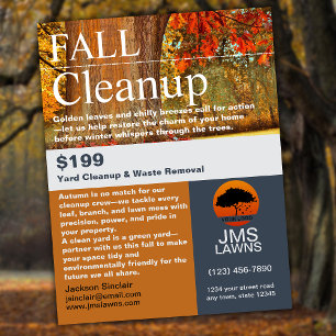 Flyer Leaf Raking and Cleanup