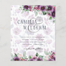 Leah G Plum Purple Berry Floral Casamento Fall Win