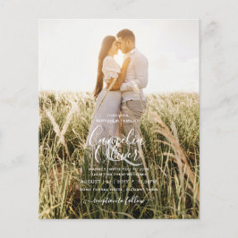 Flyer LeahG Orçamento PHOTO Sobreposição Boda Azul Empoe