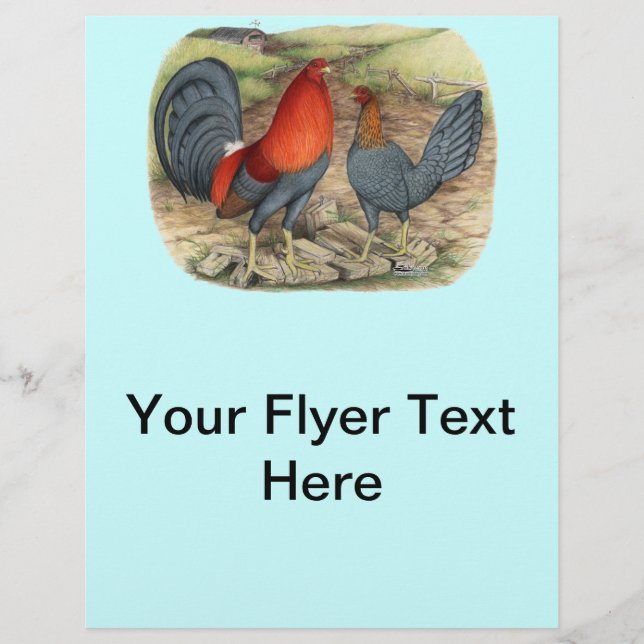 Flyer Leds Azuis do Jogo Americano (Frente)