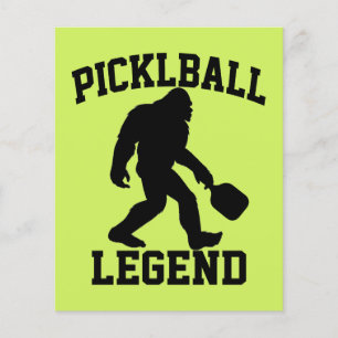 Flyer Lenda Engraçada do Bigfoot no Pickleball