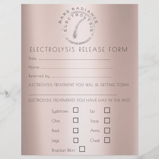 Flyer Liberação de Isenção de Responsabilidade de Depila (Frente)