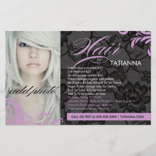 Flyer Lilac 311 e cabelo do laço pelo insecto