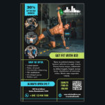 Flyer Limão e Oferta Especial ciano Marketing com logoti<br><div class="desc">Folheto de marketing para sua pequena empresa, como um ginásio ou para um treinador pessoal, com fundo preto e limão brilhante e ciano como cores de sotaque. Adicione fotos para mostrar o que você pode oferecer aos seus clientes e clientes, quatro em um lado e uma grande foto no verso....</div>