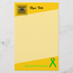 Flyer Lime Green Standard Ribbon by Kenneth Yoncich