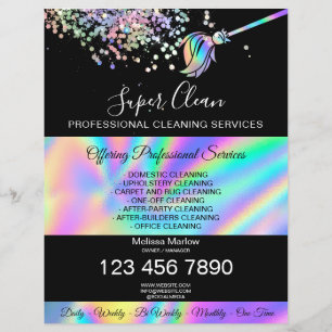 Flyer Limpeza de Casa Arrumadeira Faxineira