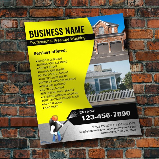 Flyer Limpeza de Fotografias com Lavagem de Pressão da P (Criador carregado)