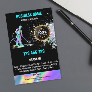 Flyer Limpeza de Lavagem a Pressão da Entrada de Veículo
