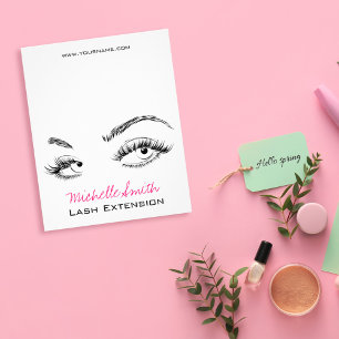 Flyer Lindos olhos Laçados Longa Extensão Lash