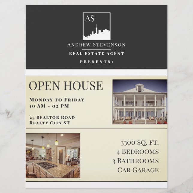 Flyer Linha do horizonte profissional da cidade (Frente)