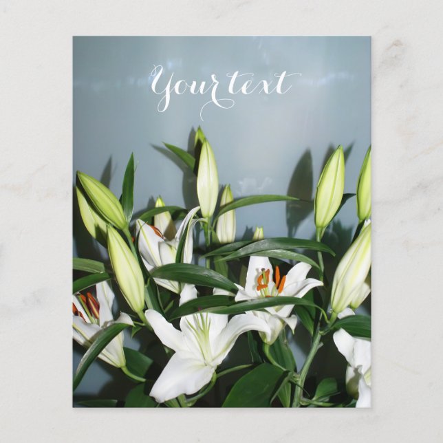 Flyer Lírios brancos (Frente)