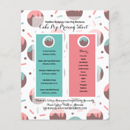 Flyer Lista de preços para logotipos de empresa do Pop C