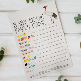 Flyer Livro de Chuvinha de Animais de Safari Emoji para 