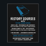 Flyer Livro de História Azul, Publicidade do Curso de Hi<br><div class="desc">Livro Azul De História,  Folhetos De Publicidade De Curso De História Pela Loja De Cartão de visita.</div>