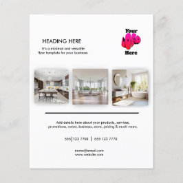 Flyer Logo Minimal Photo Business Marketing