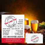 Flyer Logotipo clássico de Bar e grill, Publicidade de p<br><div class="desc">Logotipo Clássico De Bar E Grill,  Folhetos De Publicidade Pub/Brewery Da Loja Cartão de visita.</div>
