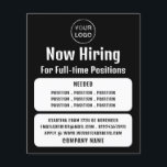 Flyer Logotipo comercial, Anúncio de recrutamento de vag<br><div class="desc">Logotipo Comercial,  Folhetos De Publicidade Para Recrutamento De Vagas De Cargo Pela Loja De Cartão de visita.</div>