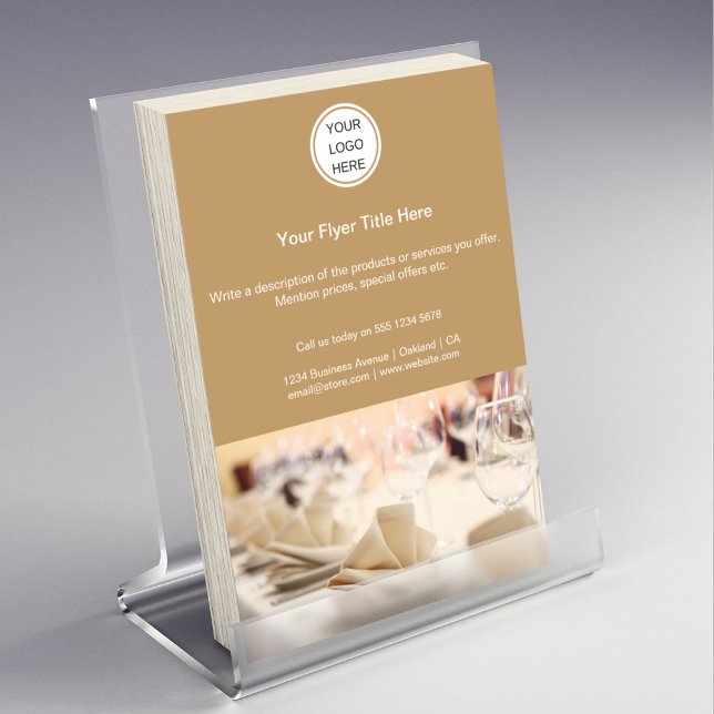 Flyer Logotipo comercial do marketing l Planejamento de  (Criador carregado)