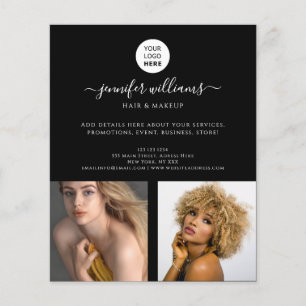 Flyer Logotipo de Foto Personalizado Moderno Promocional
