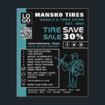 Flyer Logotipo de reparação de pneus, Compro especializa<br><div class="desc">Logotipo de reparo de pneus,  Folheto de propaganda do Compro especialista em pneus/pneus pela Loja de Cartão de visita.</div>