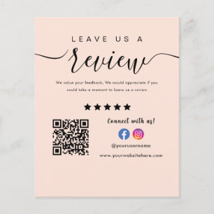 Flyer Logotipo do Instagram no Facebook Código Qr nos de