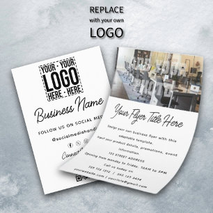 Flyer Logotipo Empresarial Personalizado Empresa Corpora